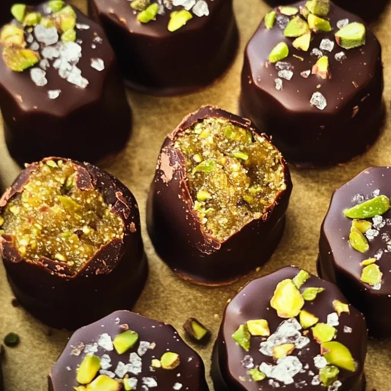 Dubai Chocolate Bonbons with Sea Salt