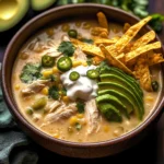 Flavorful Crockpot White Chicken Chili Soup