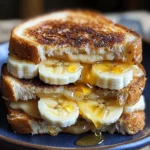 Honey Banana Grilled Cheese Sandwich