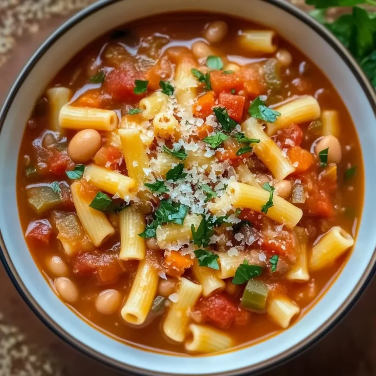 Mama Mia's Hearty Pasta Fagioli Soup