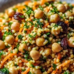 Moroccan-Spiced Chickpea and Carrot Couscous Salad