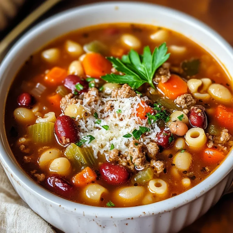Olive Garden Pasta Fagioli Soup (Pasta Fazool)