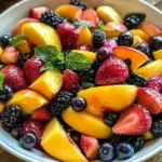Peach Berry Fruit Salad
