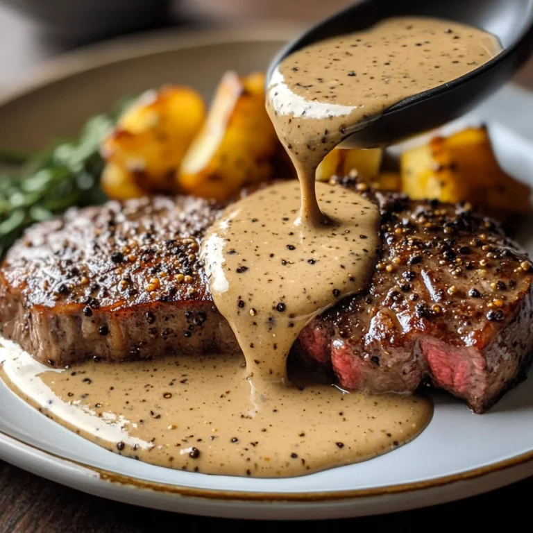 Peppercorn Sauce – Creamy, Savory & Perfect for Steak