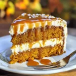 Salted Caramel Pumpkin Cake