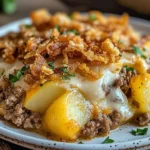 Slow Cooker Cowboy Potato Casserole