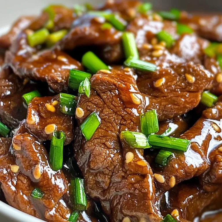 Slow Cooker Mongolian Beef