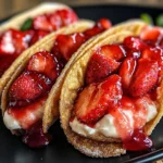 Strawberry Cheesecake Dessert Tacos – Best Sweet Taco Recipe