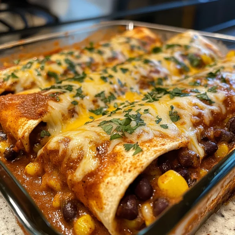 Vegetarian Black Bean Enchiladas: 1 Flavorful Tex-Mex Favorite