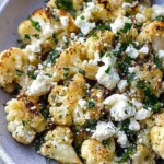 Greek Roasted Cauliflower with Feta and Herbs