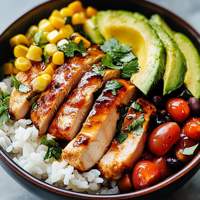 Honey Chipotle Chicken Rice Bowls