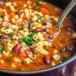 Italian Pasta Fagioli Soup