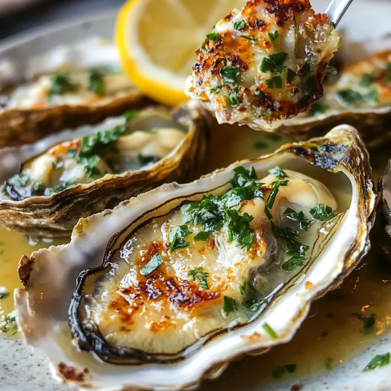 Lemon Butter Grilled Oysters