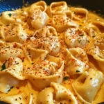 One-Pot Spicy Garlic Butter Chicken Tortellini